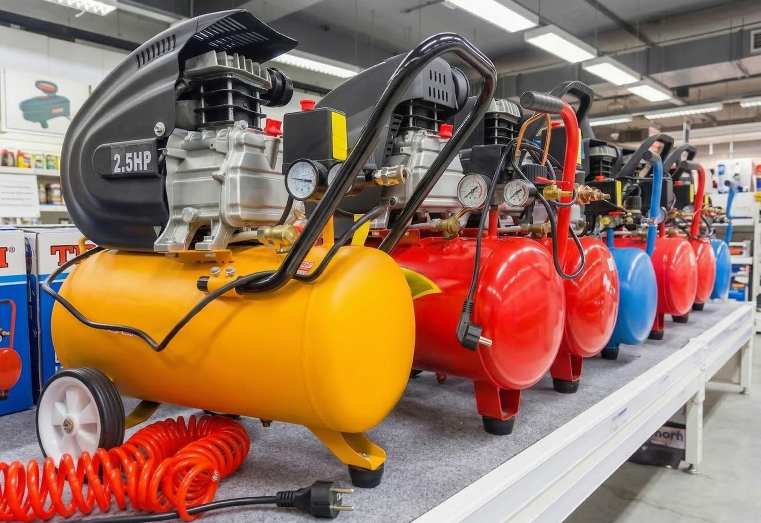 Transforming industries- 1-Main-single stage air compressor